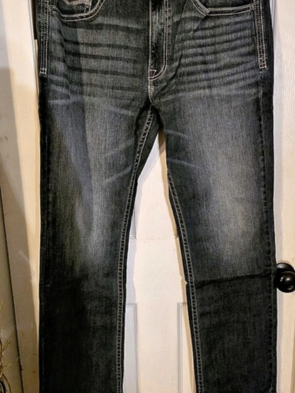 Cody James Jackson Slim Straight Jeans Men's Black Jeans Waist 38x34